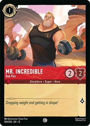 Image of Mr. Incredible - Bob Parr (104/204) - Wilds Unknown