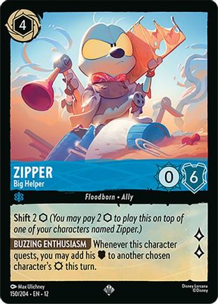 Image of Zipper - Big Helper (150/204) - Wilds Unknown
