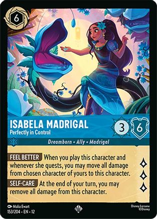 Image of Isabela Madrigal - Perfectly in Control (153/204) - Wilds Unknown Cold Foil
