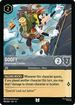 Image of Goofy - Determined Traveler (189/204) - Wilds Unknown