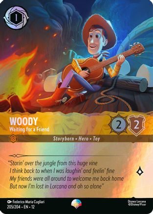 Image of Woody - Waiting for a Friend (Epic) (205/204) - Wilds Unknown Holofoil
