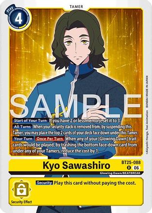 Image of Kyo Sawashiro (BT25-088) - Dual Revolution Foil