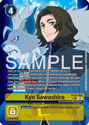 Image of Kyo Sawashiro (Alternate Art) (BT25-088) - Dual Revolution Foil