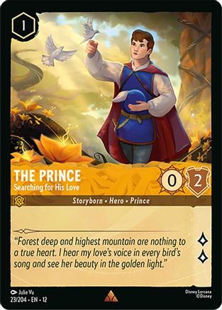 Image of The Prince - Searching for His Love (23/204) - Wilds Unknown Cold Foil