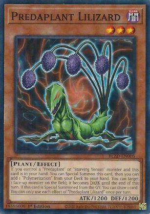 Image of Predaplant Lilizard (BLZD-EN008) - Blazing Dominion 1st Edition