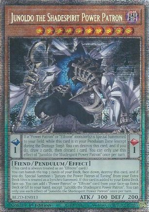 Image of Junoldo the Shadespirit Power Patron (Starlight Rare) (BLZD-EN013) - Blazing Dominion 1st Edition