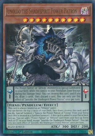Image of Junoldo the Shadespirit Power Patron (BLZD-EN013) - Blazing Dominion 1st Edition