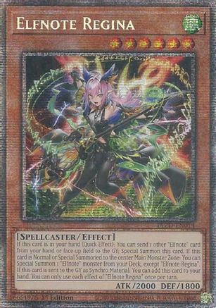 Image of Elfnote Regina (Starlight Rare) (BLZD-EN014) - Blazing Dominion 1st Edition