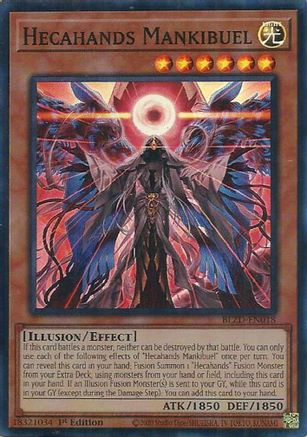 Image of Hecahands Mankibuel (BLZD-EN018) - Blazing Dominion 1st Edition