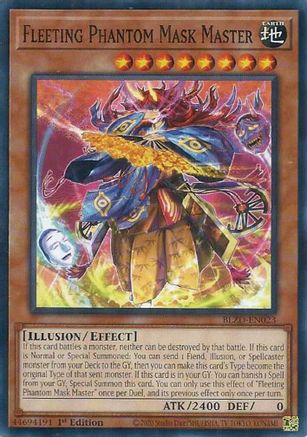 Image of Fleeting Phantom Mask Master (BLZD-EN023) - Blazing Dominion 1st Edition