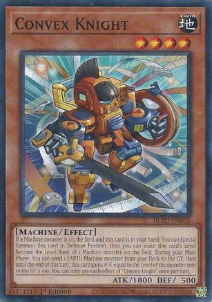Image of Convex Knight (BLZD-EN026) - Blazing Dominion 1st Edition