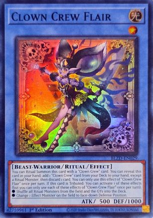 Image of Clown Crew Flair (BLZD-EN029) - Blazing Dominion 1st Edition