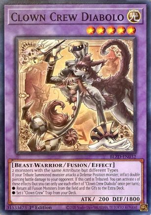 Image of Clown Crew Diabolo (BLZD-EN032) - Blazing Dominion 1st Edition