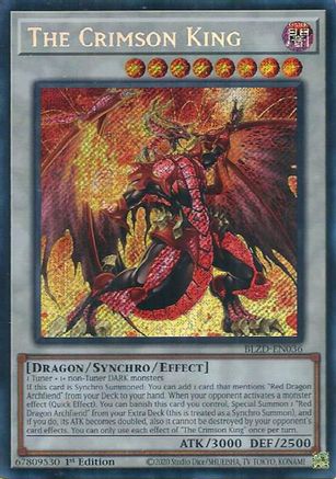 Image of The Crimson King (BLZD-EN036) - Blazing Dominion 1st Edition