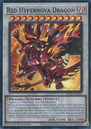Image of Red Hypernova Dragon (BLZD-EN038) - Blazing Dominion 1st Edition