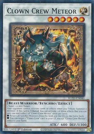 Image of Clown Crew Meteor (BLZD-EN040) - Blazing Dominion 1st Edition