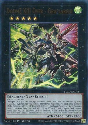 Image of DoomZ XIII Over - Graflareio (BLZD-EN045) - Blazing Dominion 1st Edition