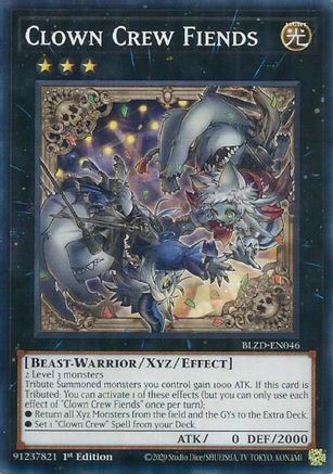 Image of Clown Crew Fiends (BLZD-EN046) - Blazing Dominion 1st Edition
