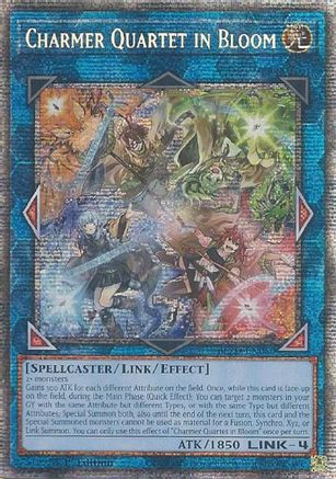 Image of Charmer Quartet in Bloom (Starlight Rare) (BLZD-EN050) - Blazing Dominion 1st Edition