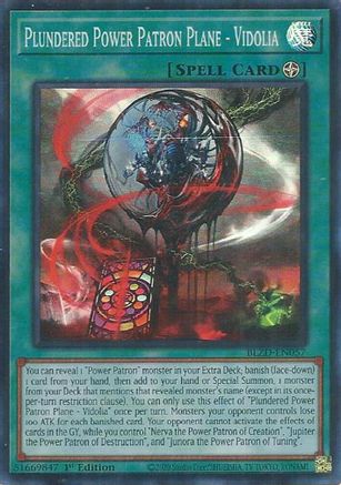 Image of Plundered Power Patron Plane - Vidolia (BLZD-EN057) - Blazing Dominion 1st Edition
