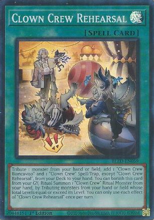 Image of Clown Crew Rehearsal (BLZD-EN059) - Blazing Dominion 1st Edition