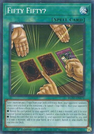 Image of Fifty Fifty? (BLZD-EN070) - Blazing Dominion 1st Edition