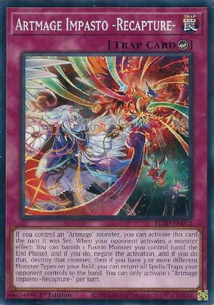 Image of Artmage Impasto -Recapture- (BLZD-EN072) - Blazing Dominion 1st Edition
