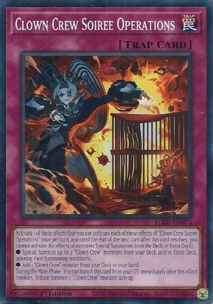 Image of Clown Crew Soiree Operations (BLZD-EN073) - Blazing Dominion 1st Edition