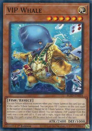 Image of VIP Whale (BLZD-EN084) - Blazing Dominion 1st Edition