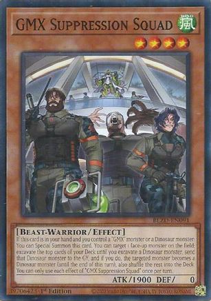 Image of GMX Suppression Squad (BLZD-EN091) - Blazing Dominion 1st Edition