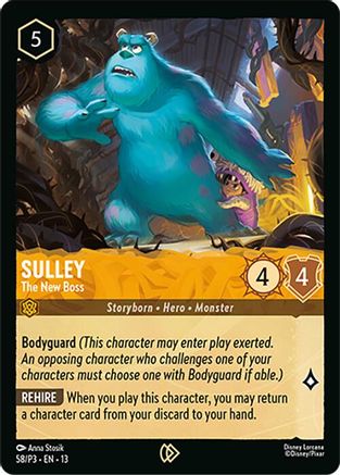 Image of Sulley - The New Boss (58) - Disney Lorcana Promo Cards Holofoil