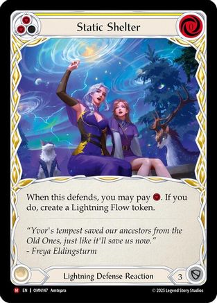 Image of Static Shelter (OMN147) - Omens of the Third Age Cold Foil