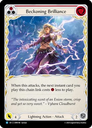 Image of Beckoning Brilliance (OMN148) - Omens of the Third Age Rainbow Foil