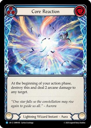 Image of Core Reaction (Blue) (OMN105) - Omens of the Third Age