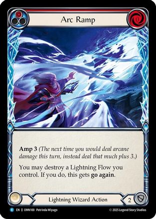 Image of Arc Ramp (Red) (OMN100) - Omens of the Third Age