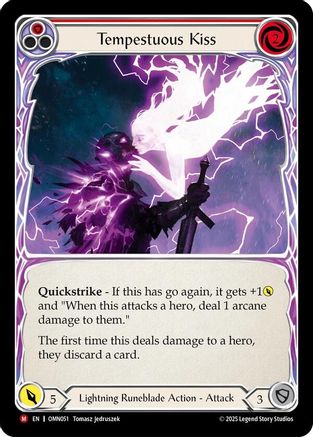 Image of Tempestuous Kiss (OMN051) - Omens of the Third Age