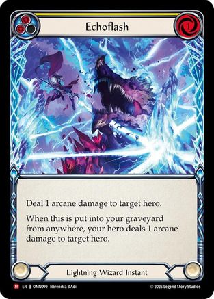 Image of Echoflash (OMN099) - Omens of the Third Age Rainbow Foil
