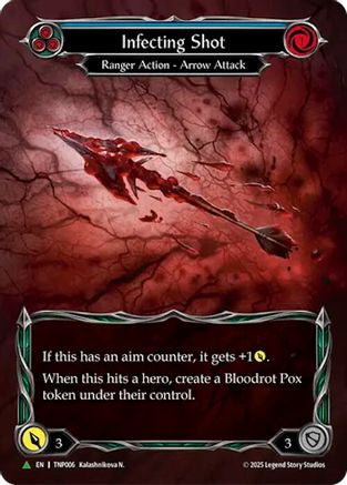 Image of Infecting Shot (Blue) (Marvel) - TNP006 (TNP006) - Flesh and Blood: Promo Cards Rainbow Foil