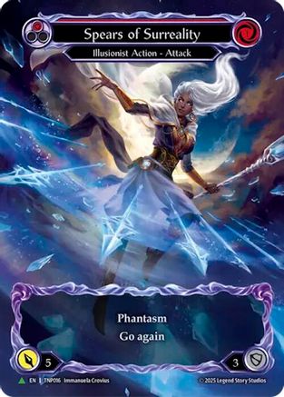 Image of Spears of Surreality (Red) (Marvel) - TNP016 (TNP016) - Flesh and Blood: Promo Cards Rainbow Foil