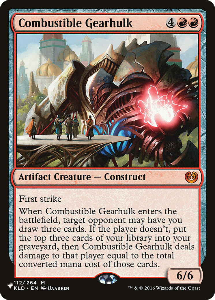 Image of Combustible Gearhulk [The List]