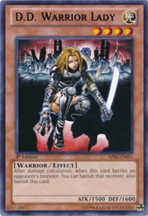 Image of D.D. Warrior Lady [BP02-EN021] Rare
