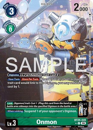 Image of Onmon (Full Art) (BT25-045) - Dual Revolution Foil