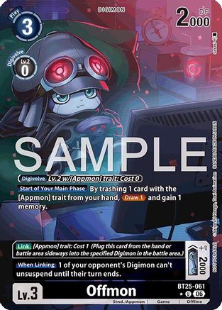 Image of Offmon (Full Art) (BT25-061) - Dual Revolution Foil