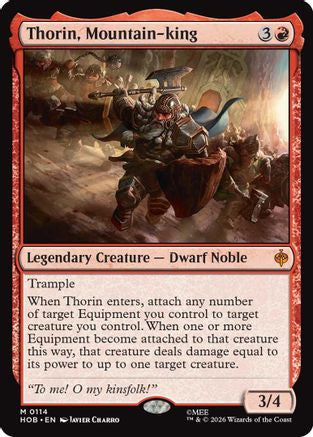 Image of Thorin, Mountain-king (HOB-114) - The Hobbit