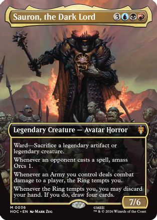 Image of Sauron, the Dark Lord (Borderless) (HOB-036) - The Hobbit