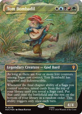 Image of Tom Bombadil (Borderless) (Surge Foil) (HOB-078) - The Hobbit Foil