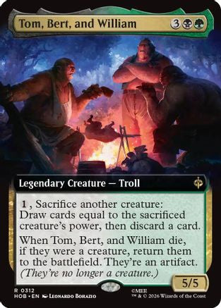 Image of Tom, Bert, and William (Extended Art) (HOB-312) - The Hobbit Foil