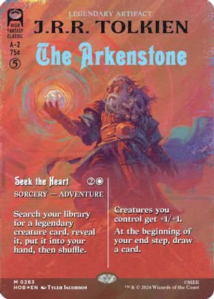 Image of The Arkenstone (Borderless) (Surge Foil) (HOB-283) - The Hobbit Foil