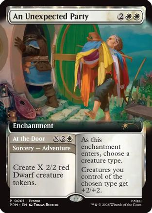 Image of An Unexpected Party (Extended Art) (PRM-001) - Promo Pack: The Hobbit Foil