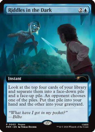 Image of Riddles in the Dark (Extended Art) (PRM-003) - Promo Pack: The Hobbit Foil